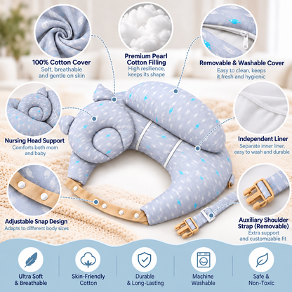 NuzzleNest™ Wearable Nursing Pillow